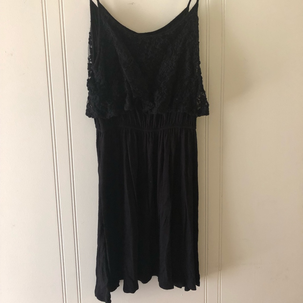 Black spring dress